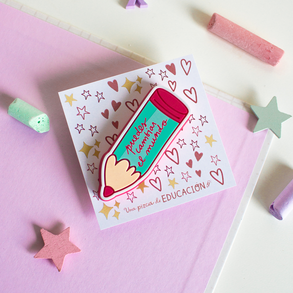 PIN LÁPIZ: Puedes cambiar el mundo