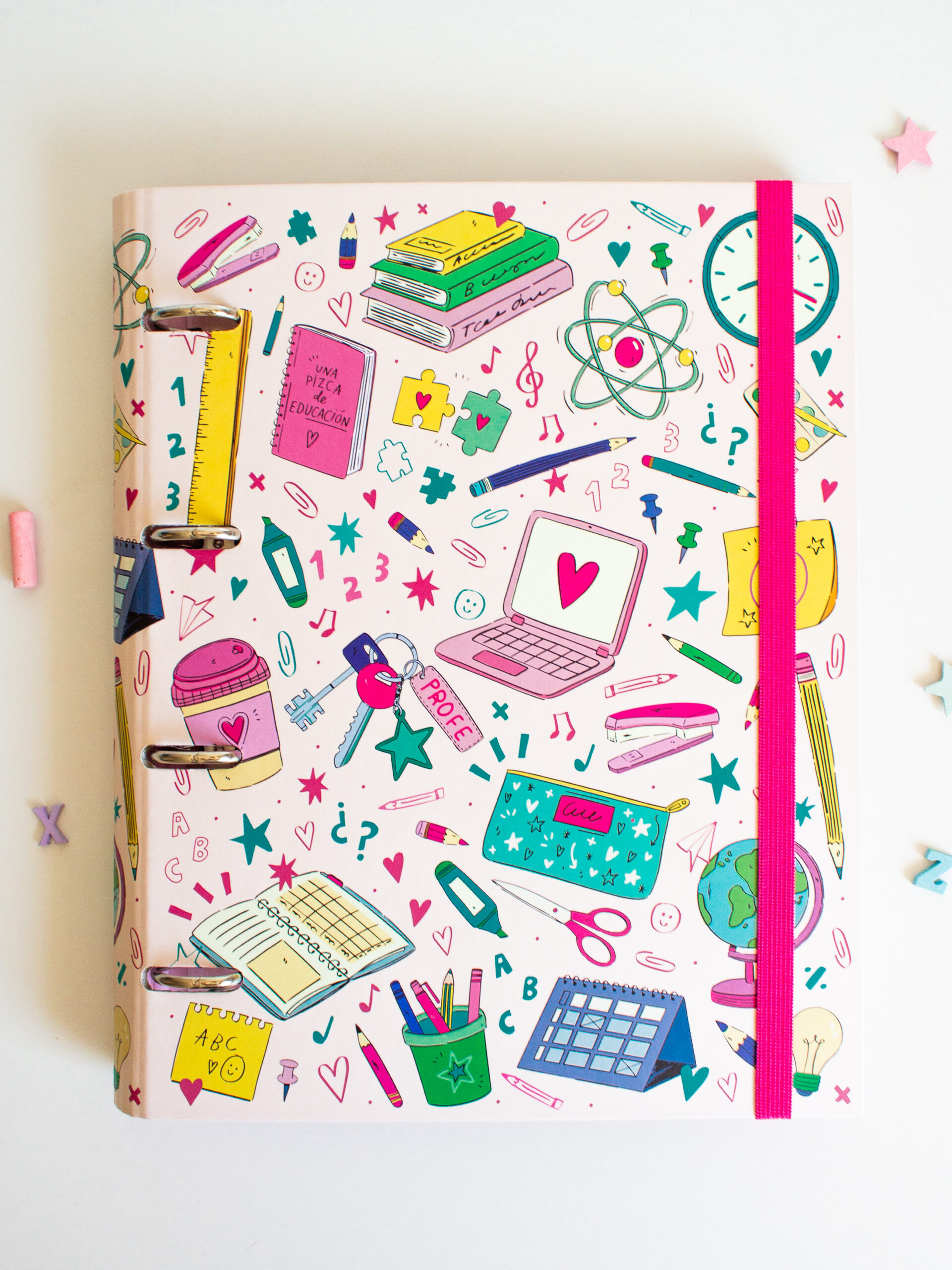 archivador rosa eres la magia del aula