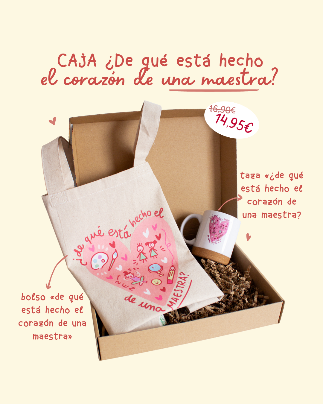 Caja para regalar a maestras