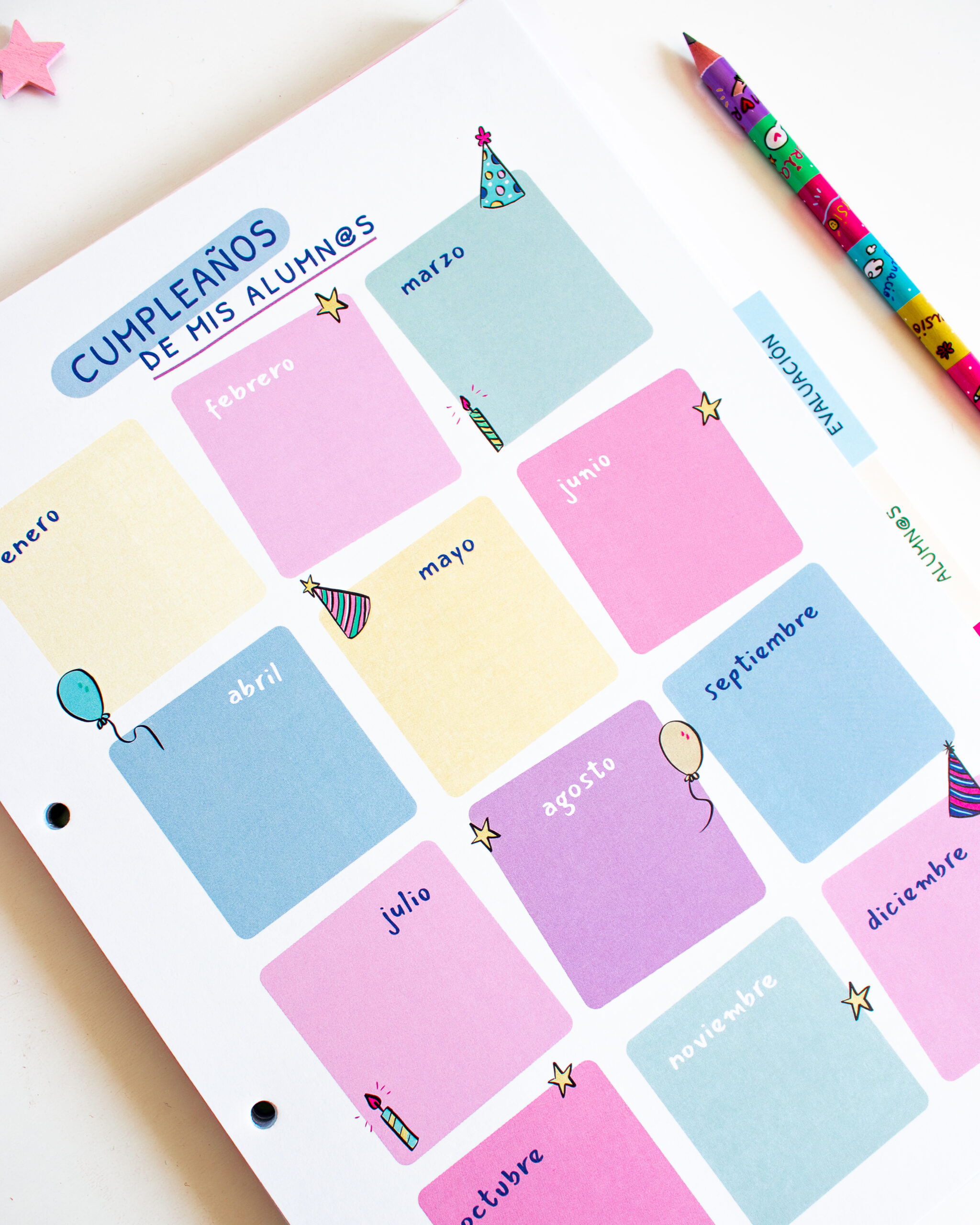 cuaderno retractilado para maestras y profes 26-27