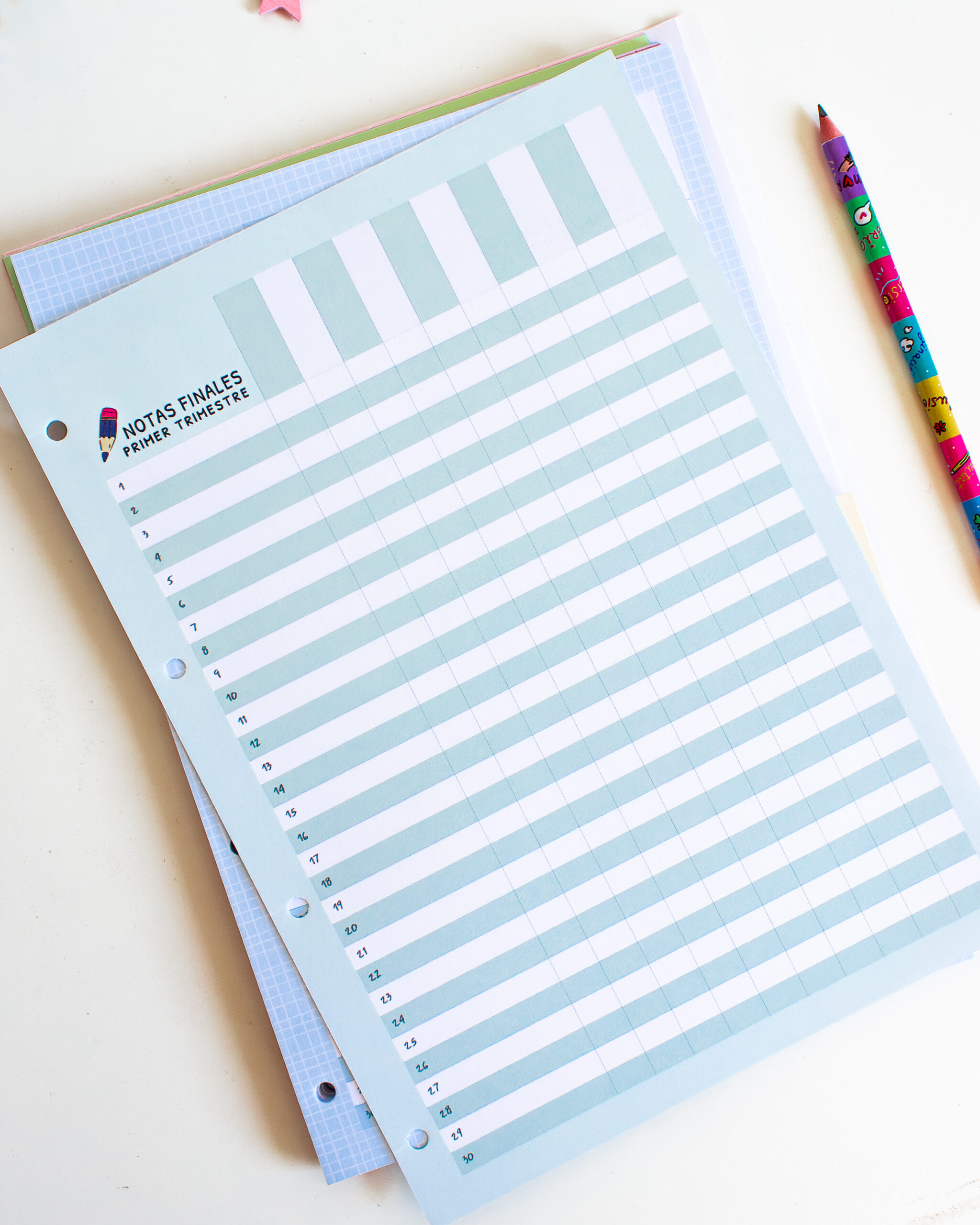 cuaderno retractilado para maestras y profes 26-27