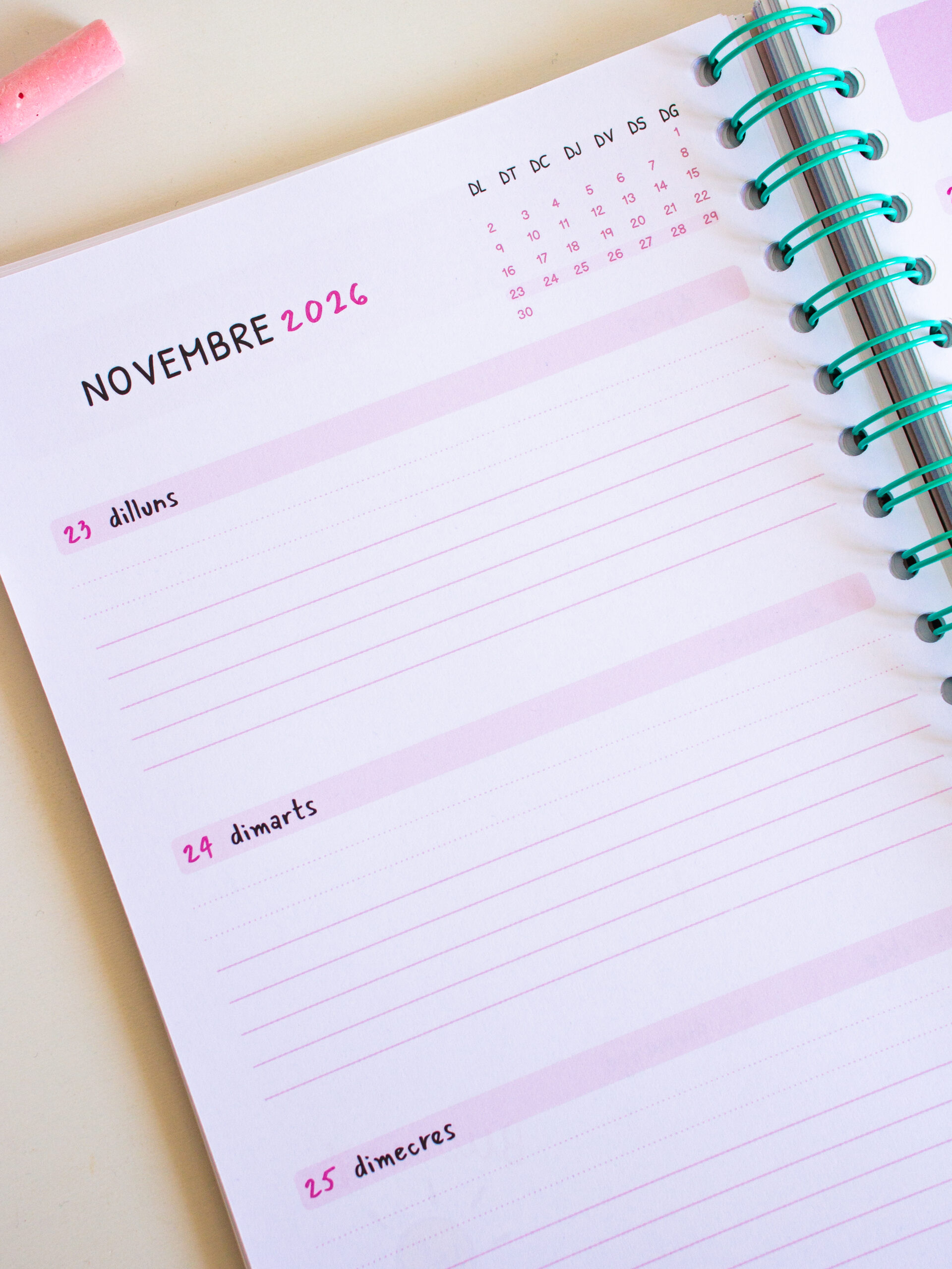 agenda para profes