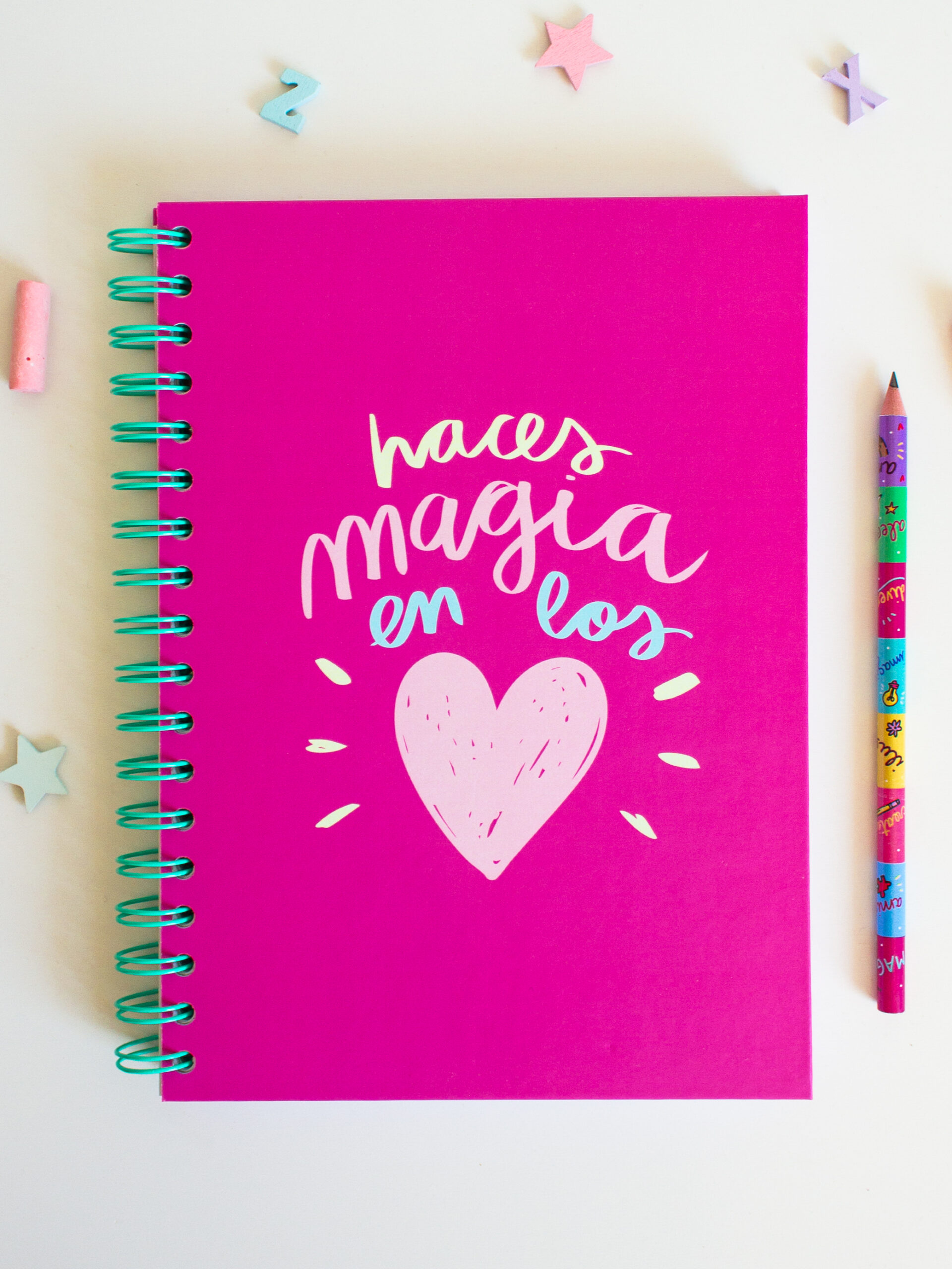 libreta haces magia en los corazones