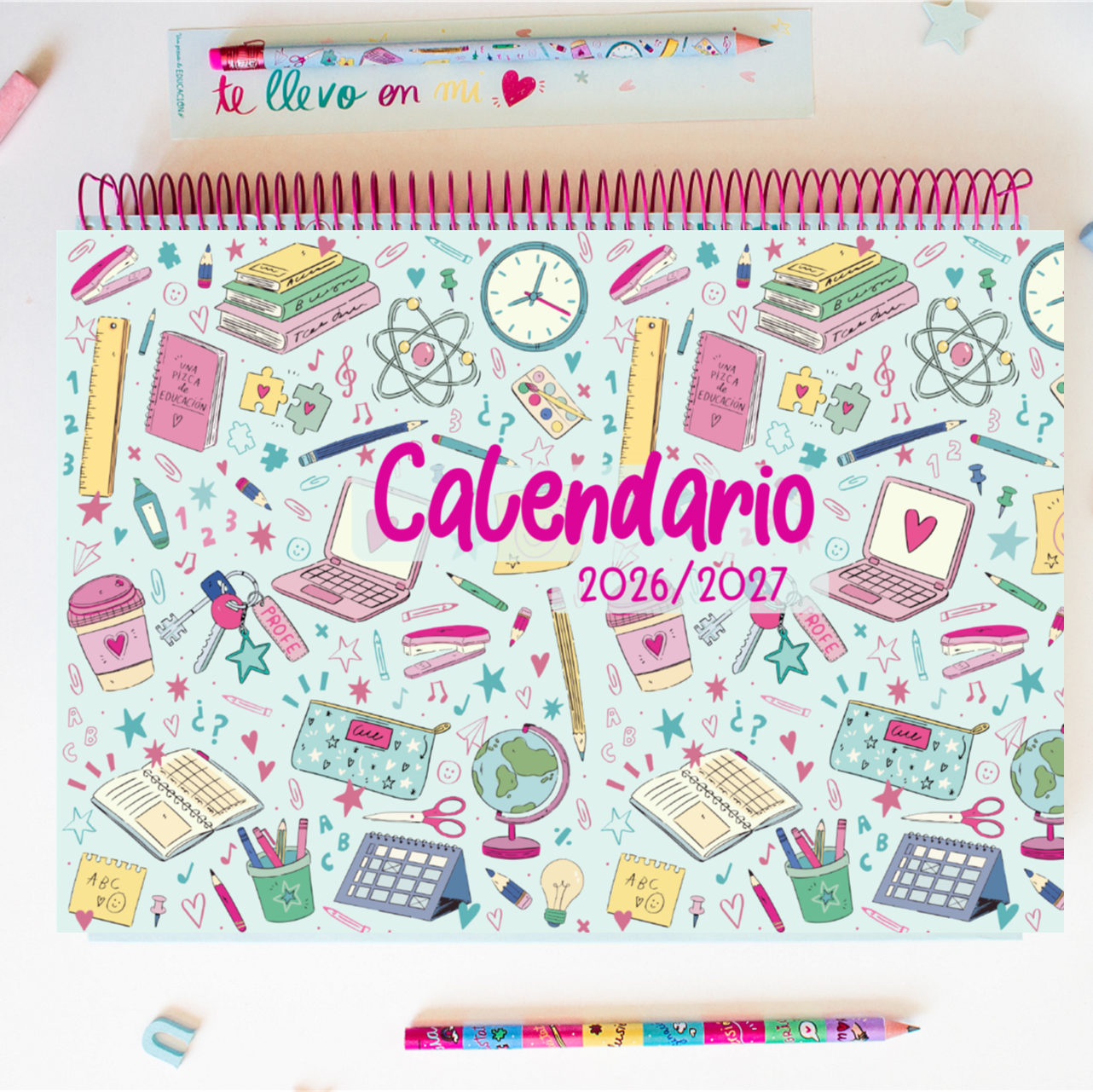 Calendario- planning DESCARGABLE 2026/2027